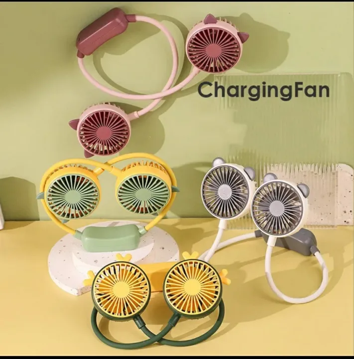 Neck%20Hanging%20Portable%20Fan%202%20Speeds%20Adjustment%20USB%20Charging%20For%20Outdoor%20Activity%20%20Traveling%20-%20Image%202