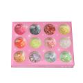 【happy one】12 Colors Crushed Shell Chips Powder For UV Acrylic System 3D Nail Art  A# beauty dropshipping A#. 