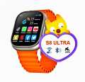 Ultra S9 Android 5g Smartwatch With Dual Camera 4GB/64GB – (Body Color-Golden with double Straps). 
