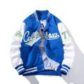 Embroidery Varsity Jacket Men Women Letter Vintage Jacket Fashion Baseball Coat Male Spring Autumn Windbreaker Korean Blue Green.
