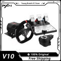 Original Pxn V10 Gaming Steering Wheel Wired 900 Rotation Controller ForceGame Steering Wheel For Ps3/Ps4/Switch/Xbox Man Gifts. 