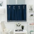 Plaid Window Curtains Short Curtain for Kitchen Cabinet Bedroom Separate Curtain Cafe Bar Door Half-Curtain Home Decor Drapes. 