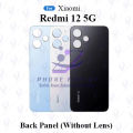 For Xiaomi Redmi 12 5G Back Panel/Backshell/ Casing With Logo-All Colors Available. 