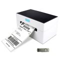Desktop Thermal Label Printer for 4x6 Shipping Package Label Maker 160mm/s High Speed USB Connection Thermal Sticker Printer Max.110mm Paper Width Compatible with Amazon UPS Ebay Shopify FedEx Labeling Barcode Express Label Printing Postage Mailing Labeli. 