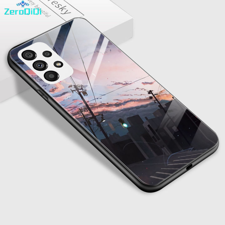 ZeroQiQi%20for%20Samsung%20A73%205G%20Back%20Cover%20That%20Year%20Personalized%20Patterns%20Tempered%20Glass%20Phone%20Case%20-%20Image%202