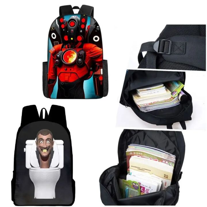 Skibidi%20Toilet%20Backpack%20For%20School%20Bag%20Titans%20Cameraman%20Lunch%20Box%20Skibidi%20Mochila%20Speaker%20Tv%20Man%20Woman%20Pencil%20Case%20Bookbag%20Kid%20-%20Image%202