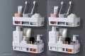 1 Pcs Kitchen And Bathroom Wall Shelf Square -  Self - kitchen self  bathroom accessories - Family coloul. 