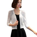 Autumn Summer Cardigan Women Lace Hollow Out Shawl Teenager Girls Knitted Sweater Female Cardigans Women Thin Coat Ladies Tops. 