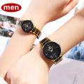 Couple Watches Men Luxury Famous Brand Lover's Watch Women Casual Stainless Steel Watches For Women For Gifts.