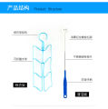 Factory wholesale mountaineering drinking bag cleaning brush four-piece cleaning brush stainless steel spring brush.
