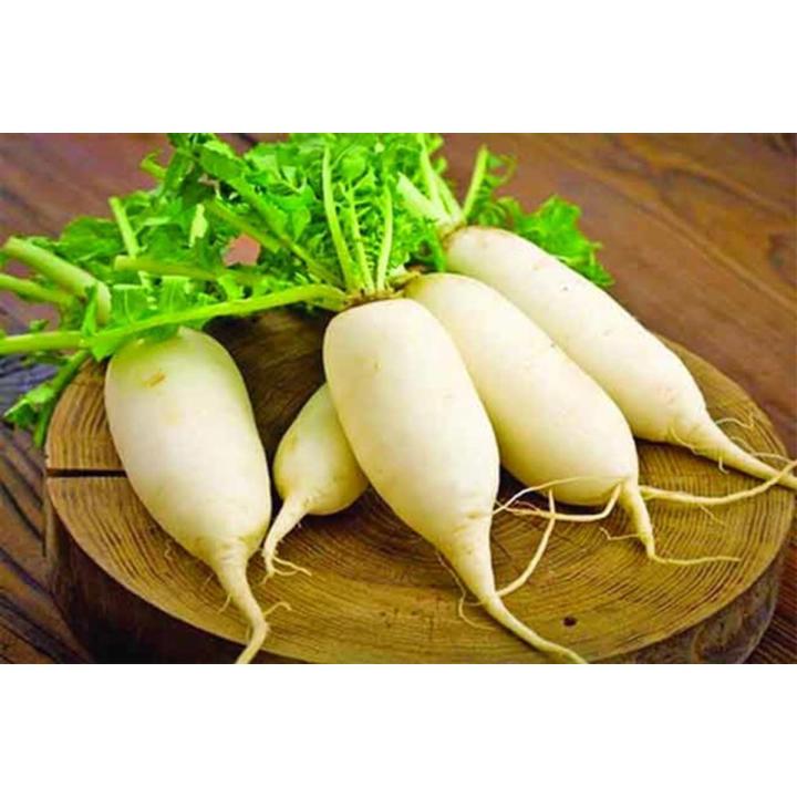 মূলা বীজ - ১০ গ্রাম - সাদা রঙ এর মূলা ও শাকের জন্য - Radish Seeds - Radish Spinach - Mular Bij