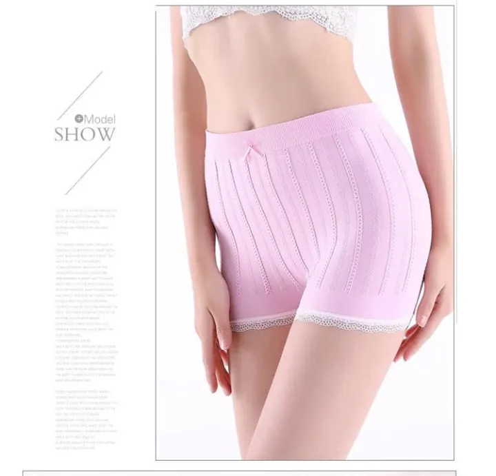 Summer%20Safety%20Shorts%20Women%20Cute%20seamless%20shorts%20High%20Waist%20Safety%20Shorts%20Lace%20Decor%20Women%20Underwear%20Boyshorts%20Feminino%20Shorts%20-%20Image%203