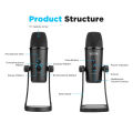 BOYA  BY-PM700 Professional Condenser USB Microphone Polar Pattern for Windows and Mac Computer Recording Interview Conference. 