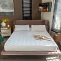 Cotton Mattress Cover Solid Color Fitted Sheet with Elastic Queen/King Size Bed Sheet XF1161-12. 
