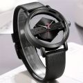 1pc men tamhollow design see through watch unisex casual fashion simple men's watch.