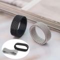 Stainless Steel Mesh Rings for Men Ring Man Modern Party Ring - Ring For Men. 
