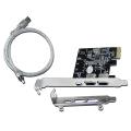 3 Ports PCI-E 1X to 16X 1394 DV Video Capture Card with 6 Pin to 4 Pin Firewire Adapter Free Driver Desktop Computer Accessory. 