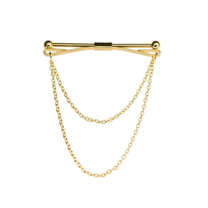 Delicate Elegant Non-injury Clothing Cross Pendent Multi-color Prevent Exposure Alloy Women Collar Bar Men Collar Clip Tie Clip Neckwear Accessories