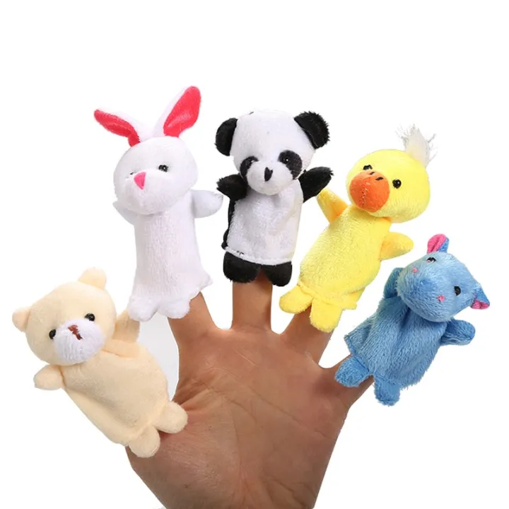 10pcs/Lot%20Cartoon%20Animal%20Velvet%20Finger%20Puppet%20Finger%20Toy%20Finger%20Doll%20Baby%20Cloth%20Educational%20Hand%20Baby%20Toy%20-%20Image%204