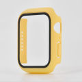 Apple Watch Case Tempered Glass Screen Protector- 38mm/40mm/41mm/42mm/44mm/45mm Apple Watch Case PC+tempered film Protector for Apple Watch. 