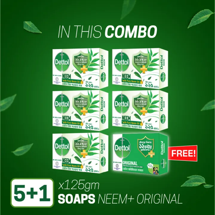 Buy%205%20Get%201%20Free%20-%20Dettol%20Soap%20Neem%20125gm%20Bathing%20Bar,%20Soap%20with%20protection%20from%20100%20illness-causing%20germs%20-%20Image%203