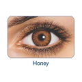 Freshlook Honey contact lens. 