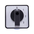 8 Terminals 5 Positions Master Control Rotary Cam Switch Black+Blue. 