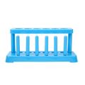 18mm Hole Diameter Plastic Test Tube Rack Durable Blue Plastic Centrifuge Tube Holder 6 Hole Lab Tube Stand Scientific Experiments. 