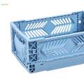 Collapsible Storage Crate Storage Bin Organizer for Kitchen Classroom Office. 