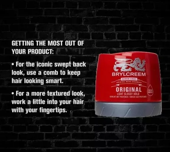 BRYLCREEM%20LIGHT%20GLOSSY%20HOLD%20GROOMING%20HAIR%20CREAM%20125ML%20-%20Image%203