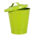 Can Trash Bin Mini Garbage Waste Lid Desktop Metal Desk Container Basket Bucket Tiny Pot Countertop Flower Storage Cans Paper. 