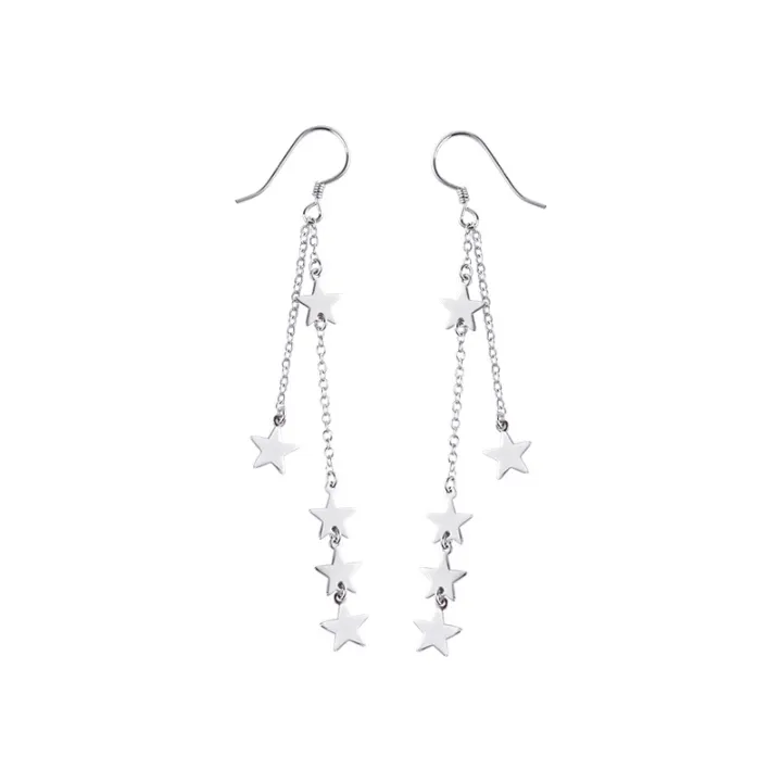 Wanying%20Jewelry,%20Star%20Double%20Ear%20Hook,%20S925%20Sterling%20Silver%20Long%20Ear%20Line,%20Internet%20Red,%20Douyin,%20Chaoxian%20Ear%20Accessories,%20Customization%20-%20Image%205