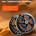 2Pcs Scooter Wheel 145mm * 30mm PU Silent Wheel Roller Skates Wagon Cart Trolley Replacement Parts. 