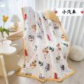 Source manufacturers wholesale washed cotton children are cartoon summer cool quilts air conditioners are kindergarten thin quilts student gift quilts.