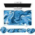 Mouse pad super large dirt resistant wholesale popular cross-border foreign trade abstract texture contour table mat line game set. 