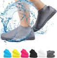 Waterproof Shoe Covers Non-Slip Overshoes Silicone Rubber Rain Shoe Cover. 