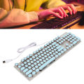 Mechanical Gaming Keyboard, Mechanical Keyboard 104 Keys for PC.