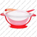 Baby Bowl Set: With a Spoon, Made of Silicone Material (Multicolor).