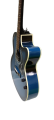 Givson Venus Super Special, 6-Strings, Semi-Electric Guitar, Right-Handed, Blue. 