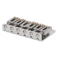 Hardtail Bridge, Electric Guitar Bridge Comfortable Touch 6 Strings Standard Size for Stringed Instrument. 