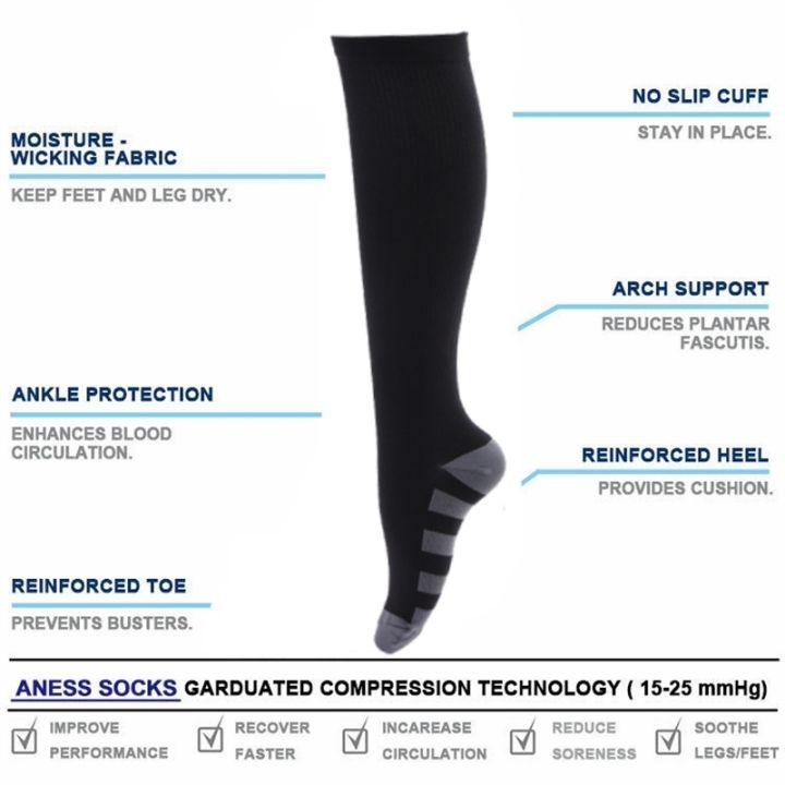Compression%20Socks%20Men%20Women%20Medical%20Varicose%20Veins%20Pregnancy%20Nursing%20Athletic%20Football%20Soccer%20Stockings%20Sport%20Socks%2020-30%20Mmhg%20-%20Image%203