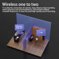 R8 Wireless Lavalier Microphone Portable Audio Video Recording Mini Mic for iPhone Android Live Broadcast Gaming Phone Mic.