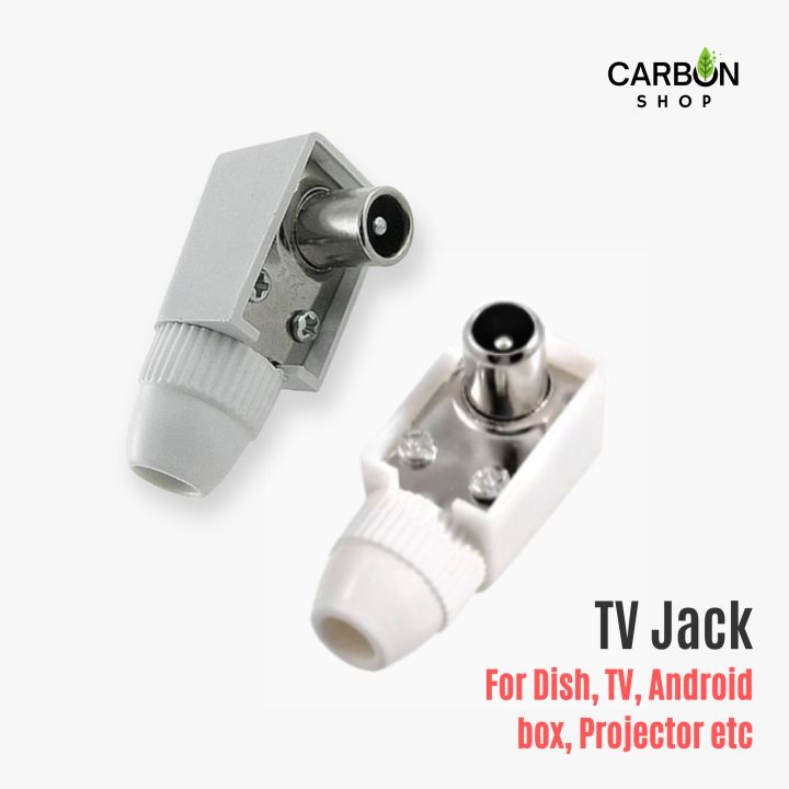 TV%20Jack%20Dish%20cable%203%20Pcs/5%20Pcs/10%20Pcs/15%20Pcs/25%20Pcs/50%20Pcs/75%20Pcs/100%20Pcs%20White%20for%20TV%20Monitor%20Android%20Box%20Projector%20etc%20Plastic%20-%20Image%204