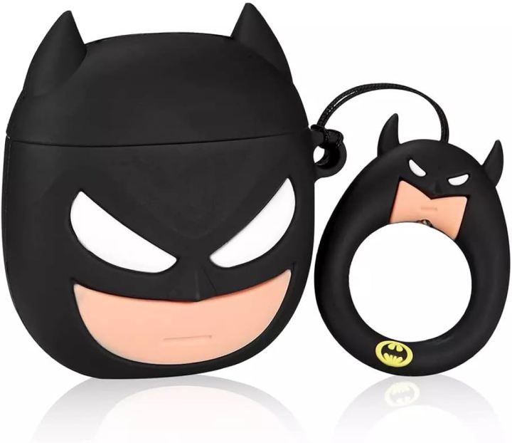 BATMAN%20SILIKON%20Cover%20For%20Apple%20Airpods%20Pro/%20Pro%202nd%20Gen%20Premium%20Earbuds%20Protective%20Cover%20(Headphone%20not%20included)%20-%20Image%203