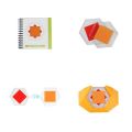 Tangram Shape Puzzle Set Pattern Blocks Learning Games Set For Kids 100 Challenges Educational Game For Developing Logical. 