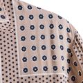 Men's Shirt Summer Leisure Ethnic Cotton Blend Men Shirt Houndstooth Plaid Print Lapel Short Sleeve Shirt Streetwear Top Camisas. 