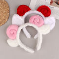 Cute Sheep Horn Plush Headband Lovely Plush Hair Band For Girls Hair Accessories ANLAN. 