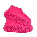 1 Pair Anti-Slip Waterproof Reusable Sock Covers Silicone Snow Shoe Portable Rain Boot. 