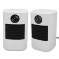 Space Heater, Mini Electric Heater 3 Seconds Heating Intelligent Digital Display for Household. 
