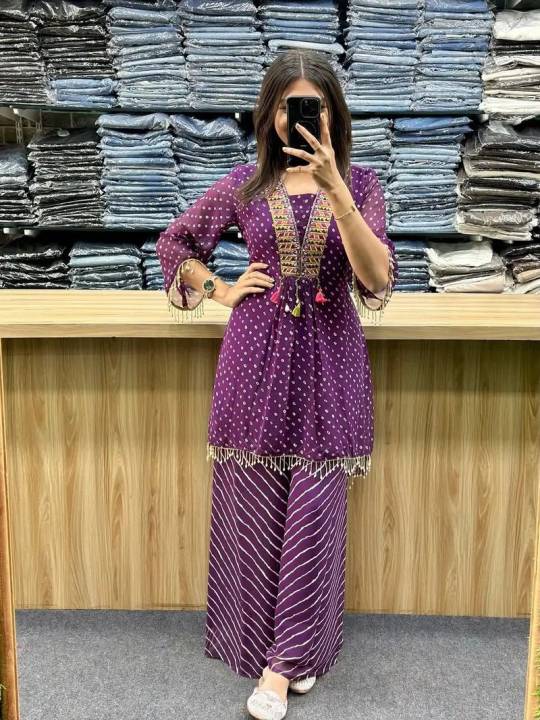 Women%20Hamim%20Fashion%20Georgette%20Sharara%203%20Piece%20Dress%20Set%20-%20Image%203